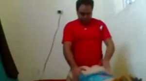 Anak Tiri Keldai Tua Tara Menggayakan awek lucah dia di Tangga